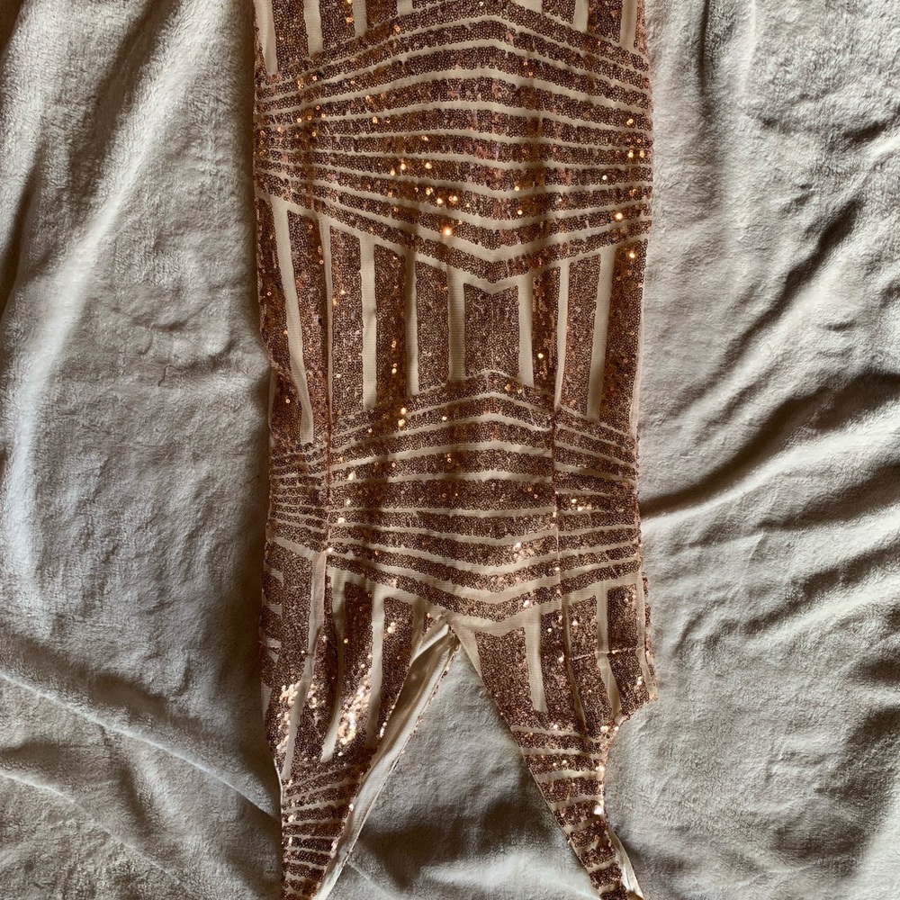 Gold Glitter Dress